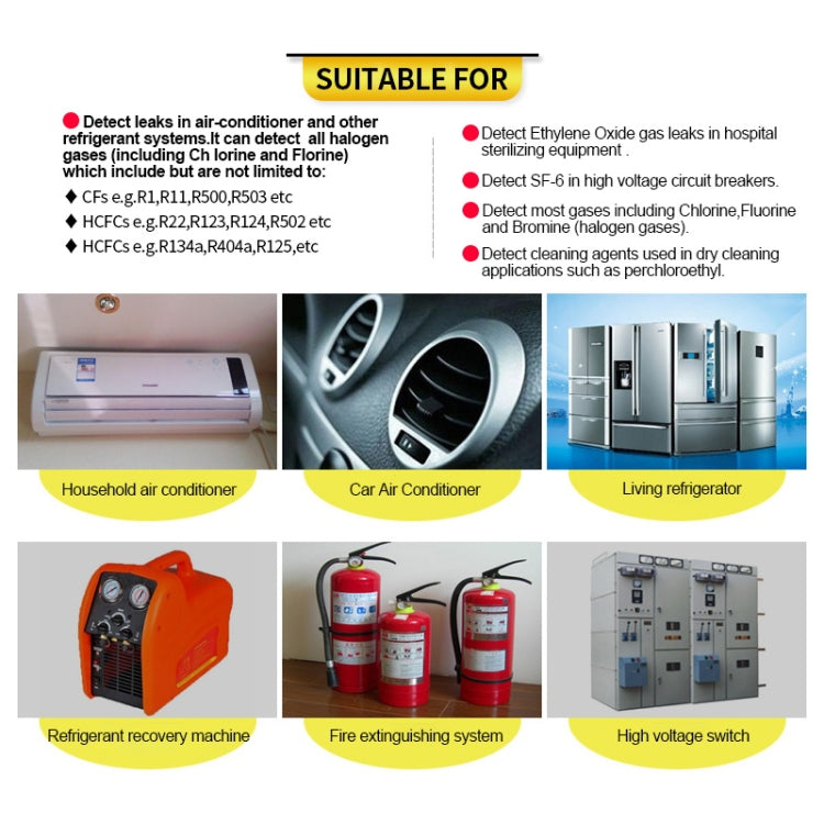 DUOYI DY5750B Car Air Conditioner Leak Detector - free shipping - PMC Jewellery - Order now!