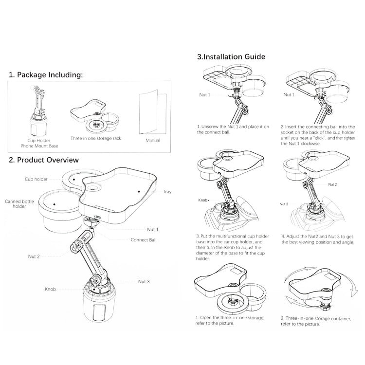 Car Multi-function Water Cup Holder with Wireless Charging Function - Car Drink Holders by PMC TechLife | Online Shopping South Africa | PMC TechLife | Buy Now Pay Later Mobicred