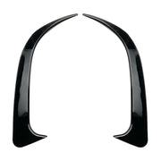 Car Rear Bumper Wind Knife Blade Decoration Sticker for Mercedes-Benz CLA200/220/250/260 (Black)