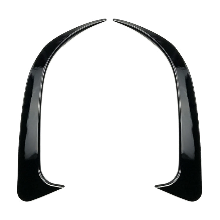 Car Rear Bumper Wind Knife Blade Decoration Sticker for Mercedes-Benz CLA200/220/250/260 (Black)