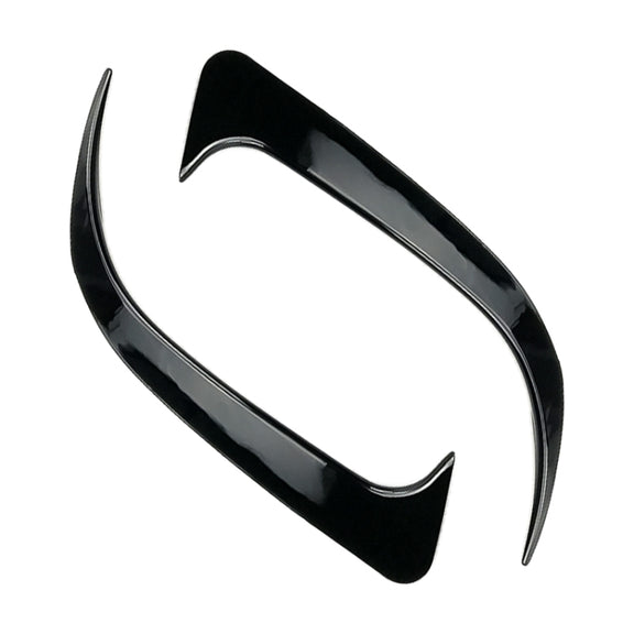 Car Rear Bumper Wind Knife Blade Decoration Sticker for Mercedes-Benz CLA200/220/250/260 (Black)