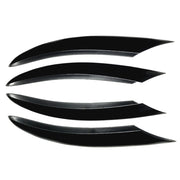Car Air Inlet Grille Decoration Sticker Strip for Mercedes-Benz C Class C180L/C260L/C300L (Black)