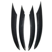 Car Air Inlet Grille Decoration Sticker Strip for Mercedes-Benz C Class C180L/C260L/C300L (Carbon Fiber Black)