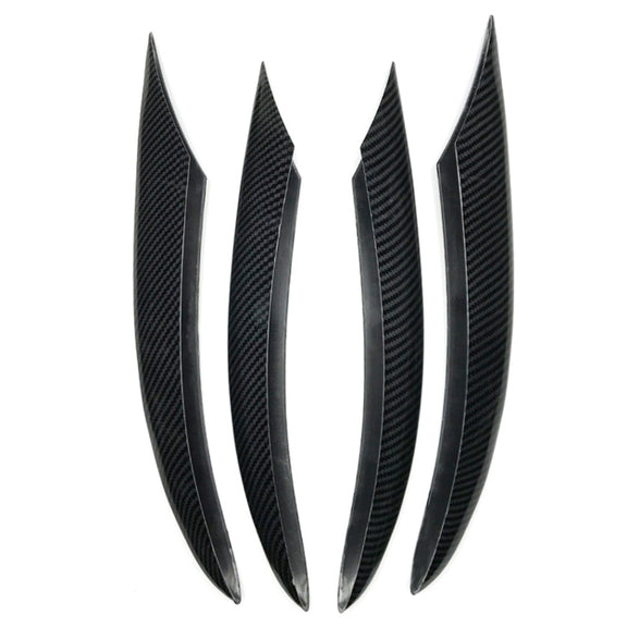 Car Air Inlet Grille Decoration Sticker Strip for Mercedes-Benz C Class C180L/C260L/C300L (Carbon Fiber Black)