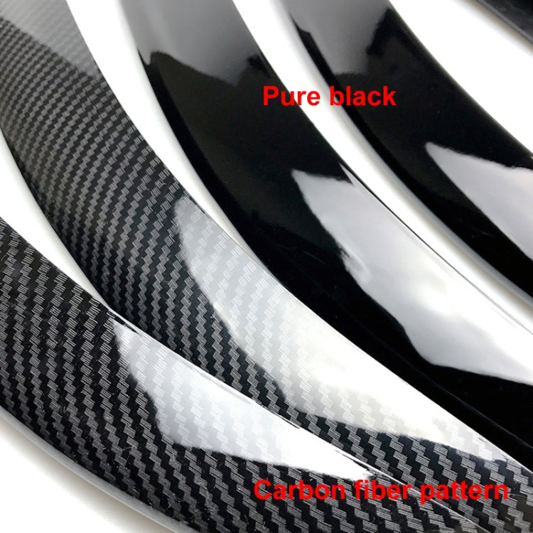 Car Front Wind Knife Decoration Sticker Strip for Mercedes-Benz C Class C180L/C260L/C300L (Black)
