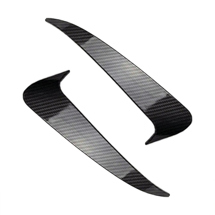 Car Rear Bumper Air Outlet Wind Knife Blade Decoration Sticker Strip for Mercedes-Benz C Class W205 (Carbon Fiber Black) - free shipping - PMC Jewellery - Order now!