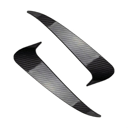 Car Rear Bumper Air Outlet Wind Knife Blade Decoration Sticker Strip for Mercedes-Benz C Class W205 (Carbon Fiber Black) - free shipping - PMC Jewellery - Order now!