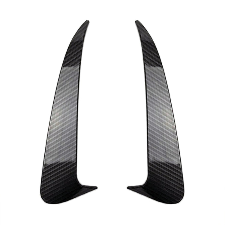 Car Rear Bumper Air Outlet Wind Knife Blade Decoration Sticker Strip for Mercedes-Benz C Class W205 (Carbon Fiber Black) - free shipping - PMC Jewellery - Order now!