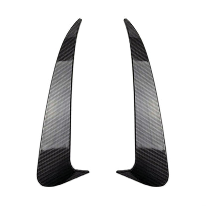 Car Rear Bumper Air Outlet Wind Knife Blade Decoration Sticker Strip for Mercedes-Benz C Class W205 (Carbon Fiber Black) - free shipping - PMC Jewellery - Order now!