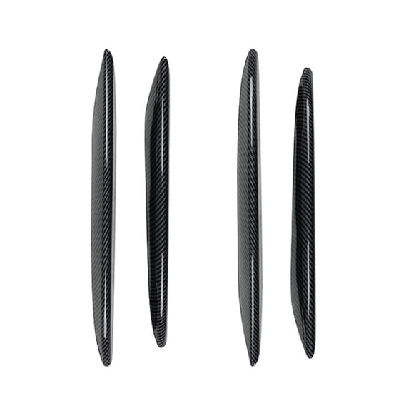 Car Front Bumper AMG Air Inlet Grille Decoration Sticker Strip for Mercedes-Benz E Class W213 2016-2020/E200/E260/E300 (Carbon Fiber Black)
