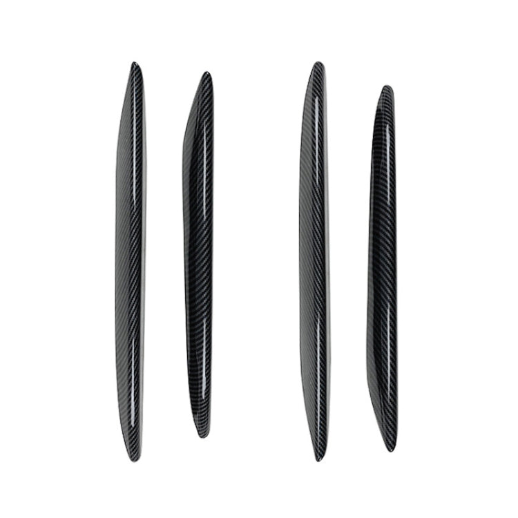 Car Front Bumper AMG Air Inlet Grille Decoration Sticker Strip for Mercedes-Benz E Class W213 2016-2020/E200/E260/E300 (Carbon Fiber Black)