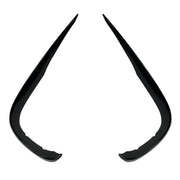 Car Front Wind Knife Decoration Sticker Strip for Mercedes-Benz E Class W213 2016-2020/E200/E260/E300 (Black)