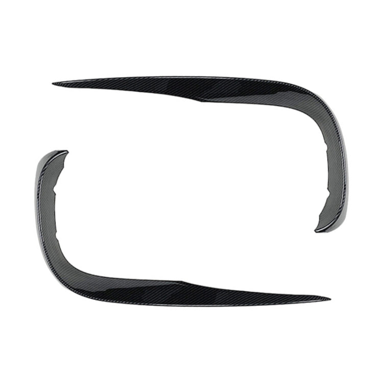 Car Front Wind Knife Decoration Sticker Strip for Mercedes-Benz E Class W213 2016-2020/E200/E260/E300 (Carbon Fiber Black) - free shipping - PMC TechLife - Order now!