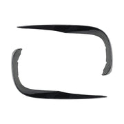 Car Front Wind Knife Decoration Sticker Strip for Mercedes-Benz E Class W213 2016-2020/E200/E260/E300 (Carbon Fiber Black)