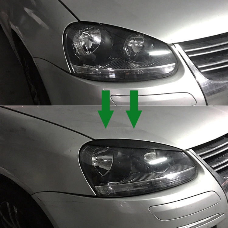 Car Headlight Eyebrow Decoration Sticker for Volkswagen Golf 5 (Carbon Fiber Black) - Lamp Decoration by PMC TechLife | Online Shopping South Africa | PMC TechLife | Buy Now Pay Later Mobicred