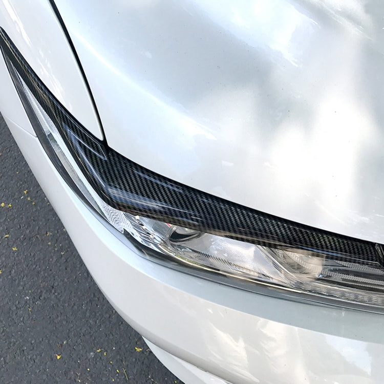 Car Headlight Eyebrow Decoration Sticker for Toyota Camry 2018+ (Carbon Fiber Black) - Lamp Decoration by PMC TechLife | Online Shopping South Africa | PMC TechLife | Buy Now Pay Later Mobicred
