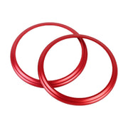 2 PCS Car Air Conditioner Air Outlet Decorative Ring for Subaru BRZ Outback / Toyota 86(Red)