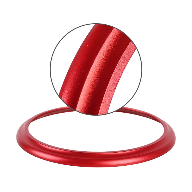 2 PCS Car Air Conditioner Air Outlet Decorative Ring for Subaru BRZ Outback / Toyota 86(Red)