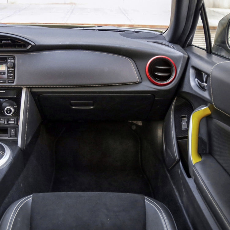 2 PCS Car Air Conditioner Air Outlet Decorative Ring for Subaru BRZ Outback / Toyota 86(Red) - Decoration Rings by PMC TechLife | Online Shopping South Africa | PMC TechLife | Buy Now Pay Later Mobicred