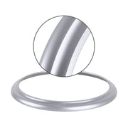 2 PCS Car Air Conditioner Air Outlet Decorative Ring for Subaru BRZ Outback / Toyota 86(Silver)