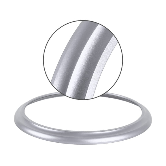 2 PCS Car Air Conditioner Air Outlet Decorative Ring for Subaru BRZ Outback / Toyota 86(Silver)