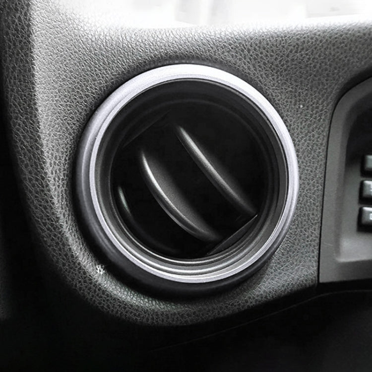 2 PCS Car Air Conditioner Air Outlet Decorative Ring for Subaru BRZ Outback / Toyota 86(Silver) - Decoration Rings by PMC TechLife | Online Shopping South Africa | PMC TechLife | Buy Now Pay Later Mobicred