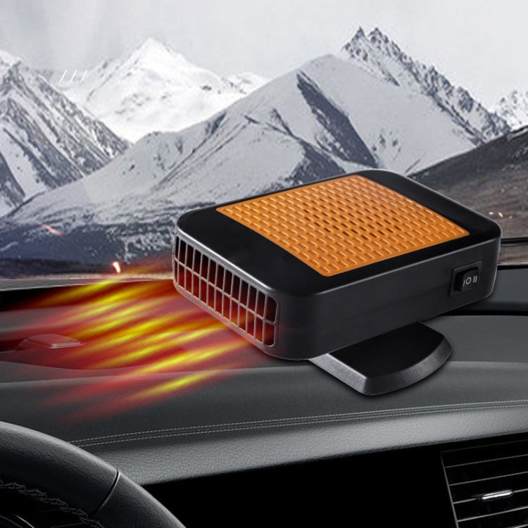 12V Car Hollow Heater Multifunctional Front Windshield Defroster and Demister(Orange)