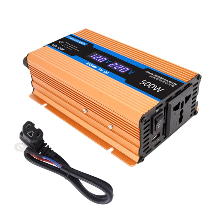 Carmaer Modified Sine Wave 48V to 220V 500W Car Multi-function Double Digital Display Inverter Household Power Converter - Modified Square Wave by PMC TechLife | Online Shopping South Africa | PMC TechLife | Buy Now Pay Later Mobicred