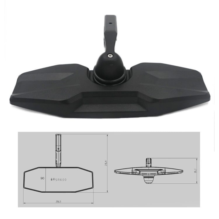 Universal 1.75 inch All Terrain Car Central Mirror Rearview Mirror For UTV/ATV - Side Mirrors by PMC TechLife | Online Shopping South Africa | PMC TechLife | Buy Now Pay Later Mobicred