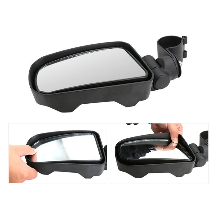 Pair All-terrain Vehicles Wide Field View 1.75 inch Rearview Mirror Side Reflector Mirror for UTV / ATV - Side Mirrors by PMC TechLife | Online Shopping South Africa | PMC TechLife | Buy Now Pay Later Mobicred