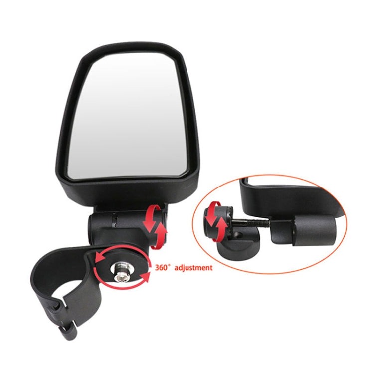 Pair All-terrain Vehicles Wide Field View 2.0 inch Rearview Mirror Side Reflector Mirror for UTV / ATV - Side Mirrors by PMC TechLife | Online Shopping South Africa | PMC TechLife | Buy Now Pay Later Mobicred
