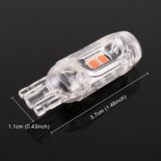 10 PCS T10 DC12V / 1W Car Clearance Light 5LEDs SMD-3030 Lamp Beads (Pink Light)
