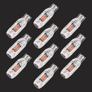 10 PCS T10 DC12V / 1W Car Clearance Light 5LEDs SMD-3030 Lamp Beads (Red Light)