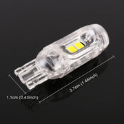 10 PCS T10 DC12V / 1W Car Clearance Light 5LEDs SMD-3030 Lamp Beads (White Light)