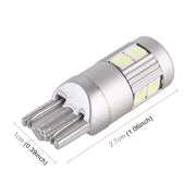 4 PCS T10 DC12V / 2W Car Clearance Light 9LEDs SMD-3030 Lamp Beads (Ice Blue Light)