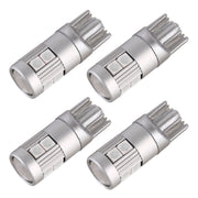 4 PCS T10 DC12V / 2W Car Clearance Light 9LEDs SMD-3030 Lamp Beads (Blue Light)