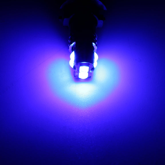 4 PCS T10 DC12V / 2W Car Clearance Light 10LEDs SMD-3030 Lamp Beads (Blue Light)