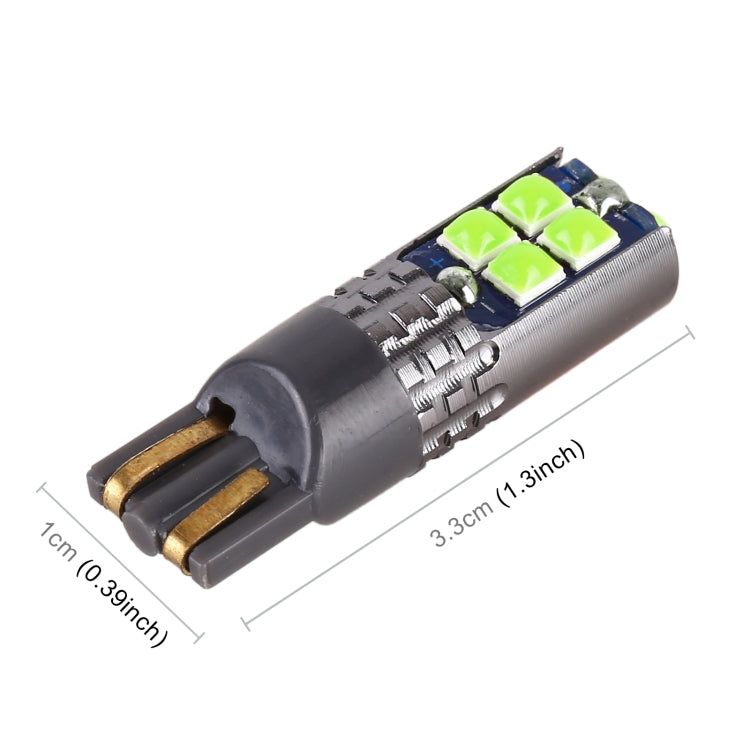 4 PCS T10 DC12V / 2W Car Clearance Light 10LEDs SMD-3030 Lamp Beads (Green Light) - Clearance Lights by PMC TechLife | Online Shopping South Africa | PMC TechLife | Buy Now Pay Later Mobicred