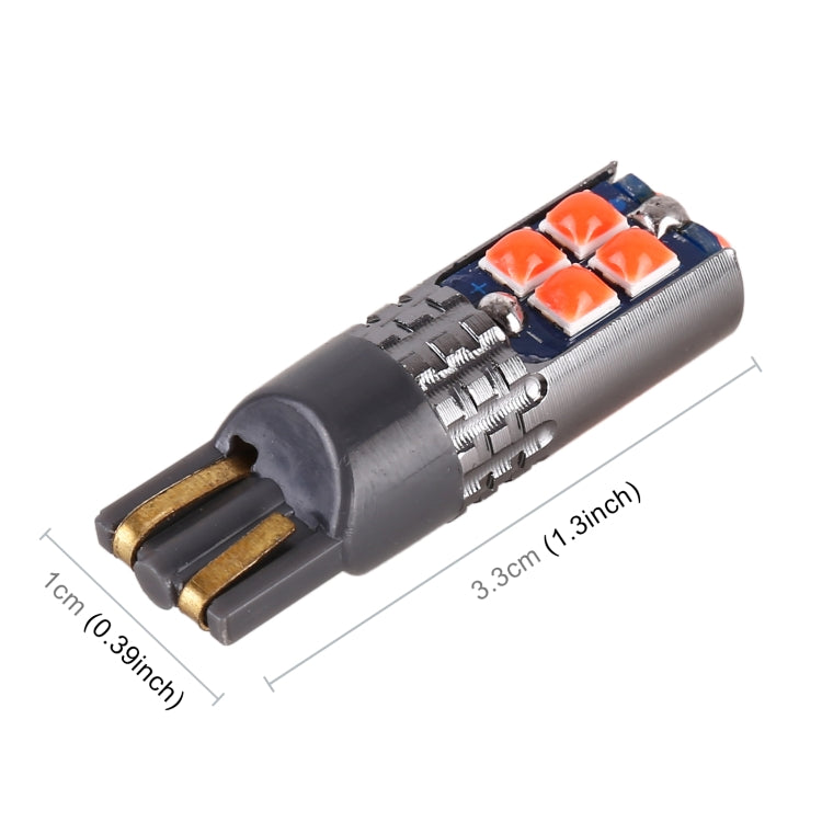 4 PCS T10 DC12V / 2W Car Clearance Light 10LEDs SMD-3030 Lamp Beads (Red Light) - Clearance Lights by PMC TechLife | Online Shopping South Africa | PMC TechLife | Buy Now Pay Later Mobicred