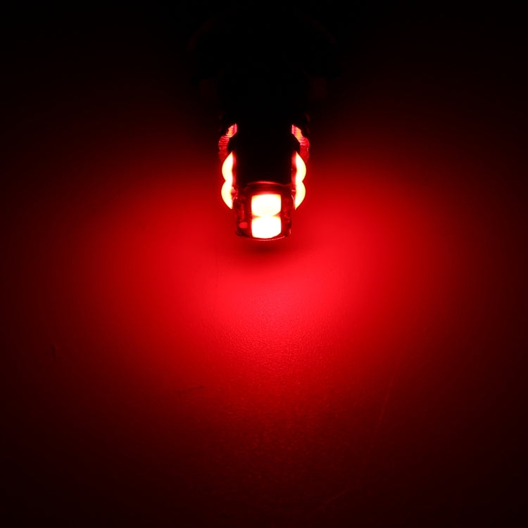 4 PCS T10 DC12V / 2W Car Clearance Light 10LEDs SMD-3030 Lamp Beads (Red Light)