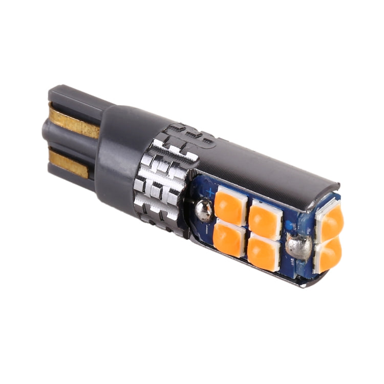 4 PCS T10 DC12V / 2W Car Clearance Light 10LEDs SMD-3030 Lamp Beads (Yellow Light) - Clearance Lights by PMC TechLife | Online Shopping South Africa | PMC TechLife | Buy Now Pay Later Mobicred