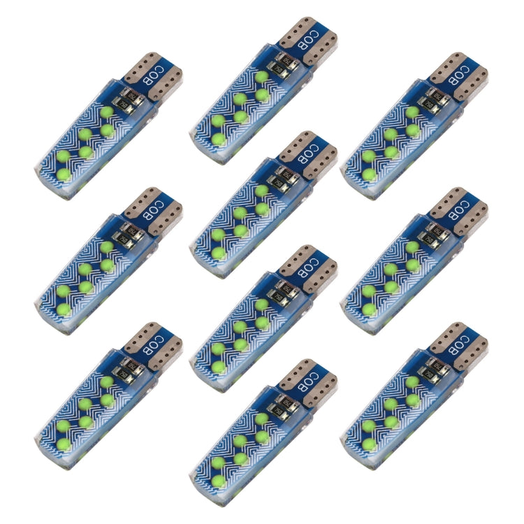 10 PCS T10 DC12V / 1.2W Car Clearance Light 12LEDs COB Lamp Beads (Ice Blue Light) - Clearance Lights by PMC TechLife | Online Shopping South Africa | PMC TechLife | Buy Now Pay Later Mobicred