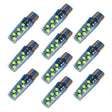 10 PCS T10 DC12V / 1.2W Car Clearance Light 12LEDs COB Lamp Beads (Green Light) - Clearance Lights by PMC TechLife | Online Shopping South Africa | PMC TechLife | Buy Now Pay Later Mobicred