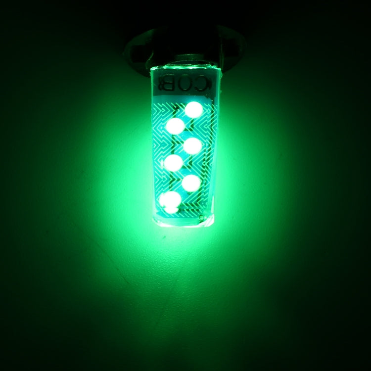 10 PCS T10 DC12V / 1.2W Car Clearance Light 12LEDs COB Lamp Beads (Green Light) - Clearance Lights by PMC TechLife | Online Shopping South Africa | PMC TechLife | Buy Now Pay Later Mobicred