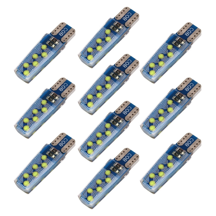 10 PCS T10 DC12V / 1.2W Car Clearance Light 12LEDs COB Lamp Beads (White Light) - Clearance Lights by PMC TechLife | Online Shopping South Africa | PMC TechLife | Buy Now Pay Later Mobicred