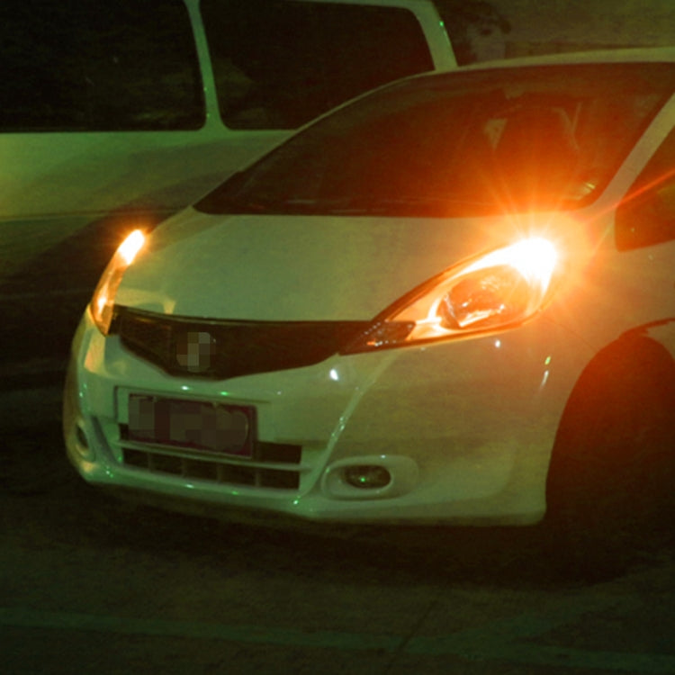 2 PCS T10 DC12V / 6.5W Car Clearance Light 15LEDs SMD-3030 Lamp Beads (Yellow Light) - Clearance Lights by PMC TechLife | Online Shopping South Africa | PMC TechLife | Buy Now Pay Later Mobicred