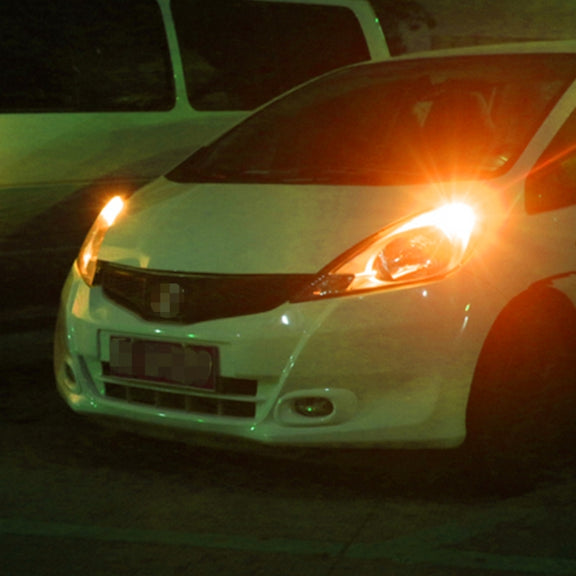 2 PCS T10 DC12V / 6.5W Car Clearance Light 15LEDs SMD-3030 Lamp Beads (Yellow Light)