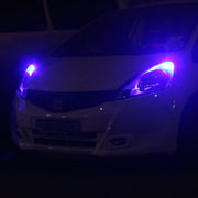 4 PCS T10 DC12V / 2.5W Car Clearance Light 18LEDs SMD-3020 Lamp Beads(Blue Light)