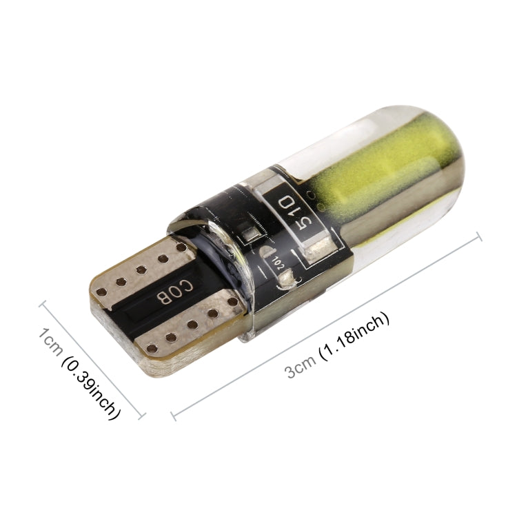 10 PCS T10 DC12V / 1W Car Clearance Light COB Lamp Beads (White Light) - Clearance Lights by PMC TechLife | Online Shopping South Africa | PMC TechLife | Buy Now Pay Later Mobicred