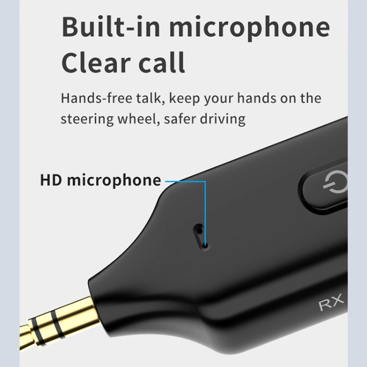 A60 3 in 1 Car Bluetooth Receiver Transmitter 3.5AUX Hands-free Call - Bluetooth Car Kits by PMC TechLife | Online Shopping South Africa | PMC TechLife | Buy Now Pay Later Mobicred